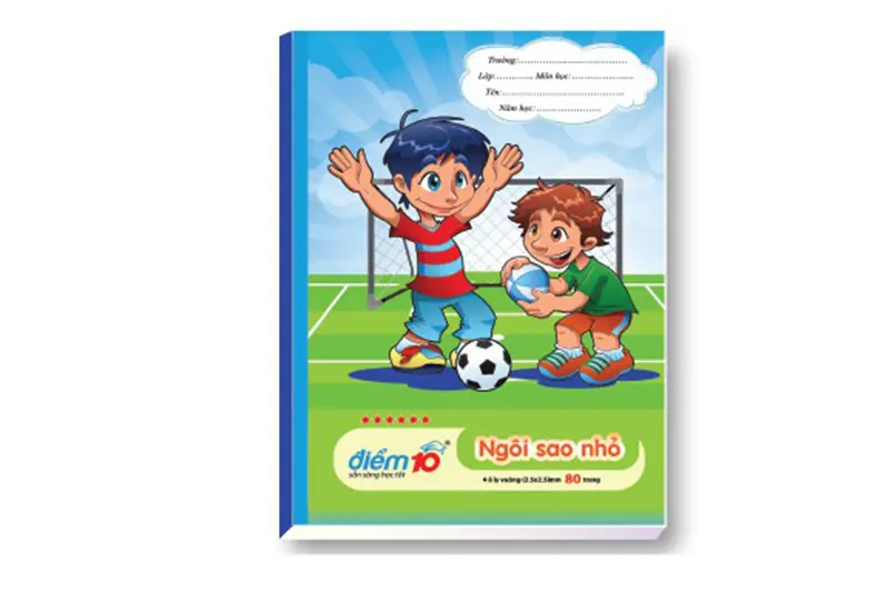 Vở ô ly Ngôi sao nhỏ NB076 - quyển 80 trang