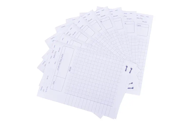 Giấy kiểm tra tiểu học điểm 10 GKT02 - túi 26 tờ