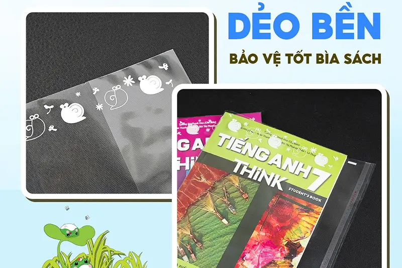 Bọc sách giáo khoa BOC-007 - túi 10 cái