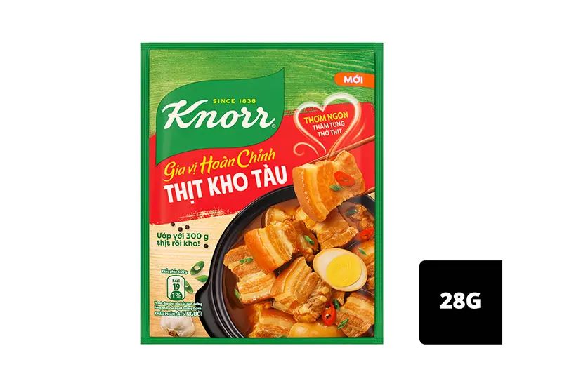Knorr gia vị thịt kho tàu - gói 28g