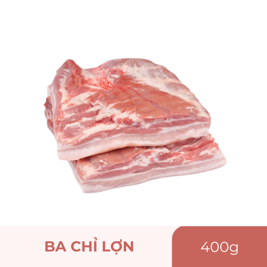 Thịt ba chỉ lợn - 400g