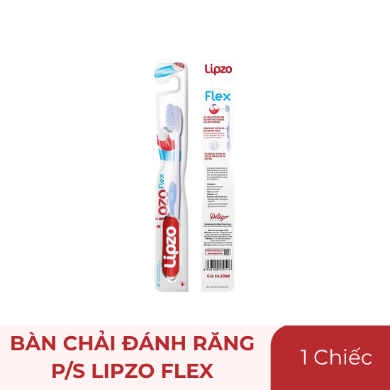 Bàn chải đánh răng Lipzo Flex - chiếc