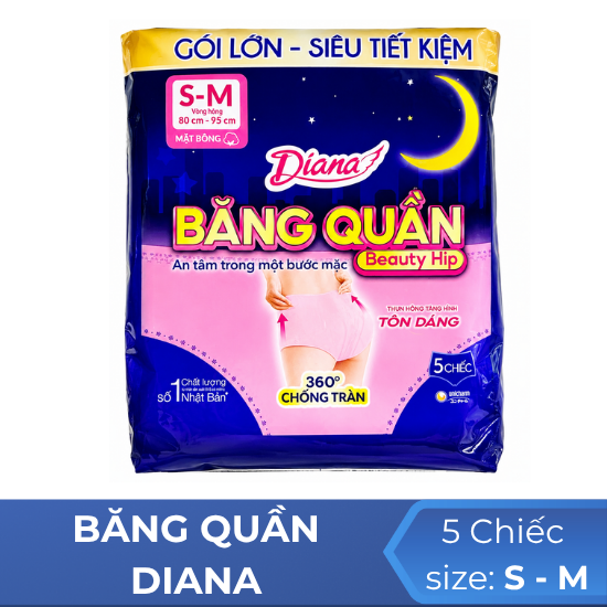 BVS Quần Diana 5 Chiếc - Size S - M