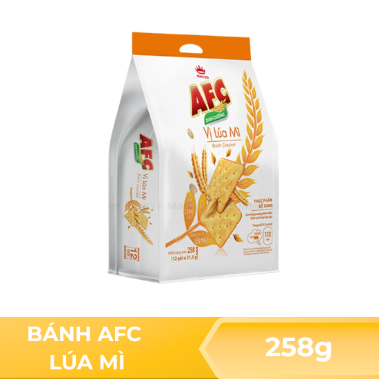 Bánh AFC lúa mì - túi 258g