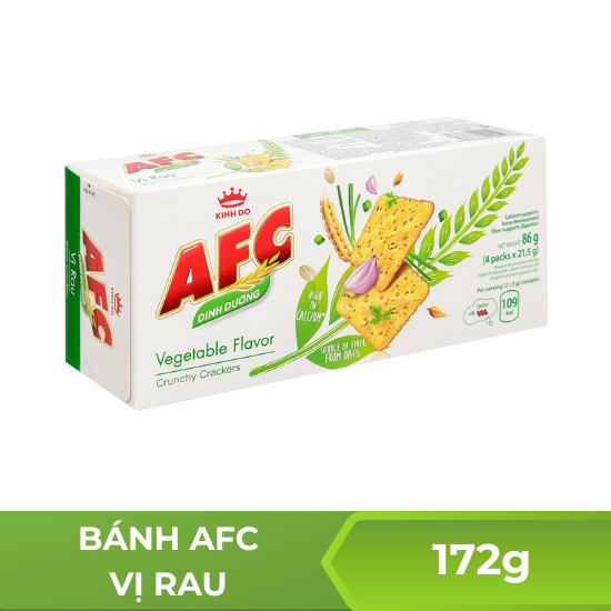 Bánh AFC vị rau - 172g