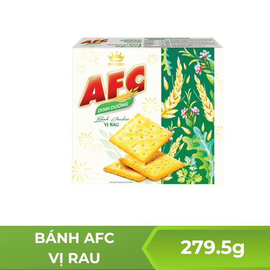 Bánh AFC vị rau - hộp 279.5g 