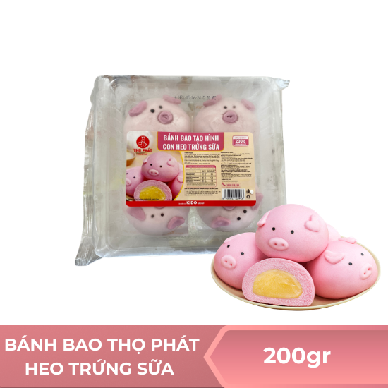 Bánh bao Thọ Phát heo trứng sữa - 200g