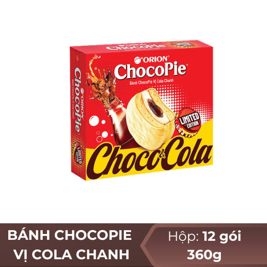 Bánh chocopie vị cola chanh - 360g