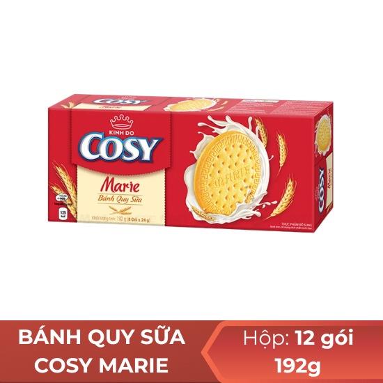 Bánh quy sữa Cosy marie - hộp 192g