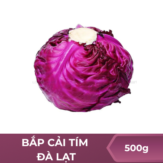Bắp cải tím Đà Lạt - 500g