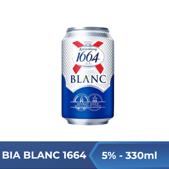 Bia Blanc 1664 - lon 330ml
