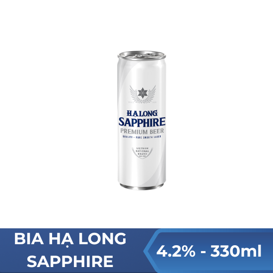 Bia Hạ Long Sapphire - lon 330ml