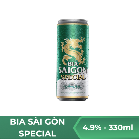 Bia Sài gòn Special - Lon 330ml