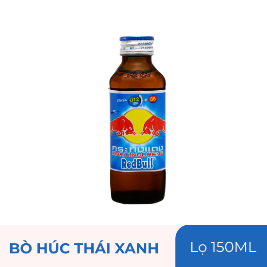 Bò húc Thái xanh lọ 150ml - thùng 50 lọ