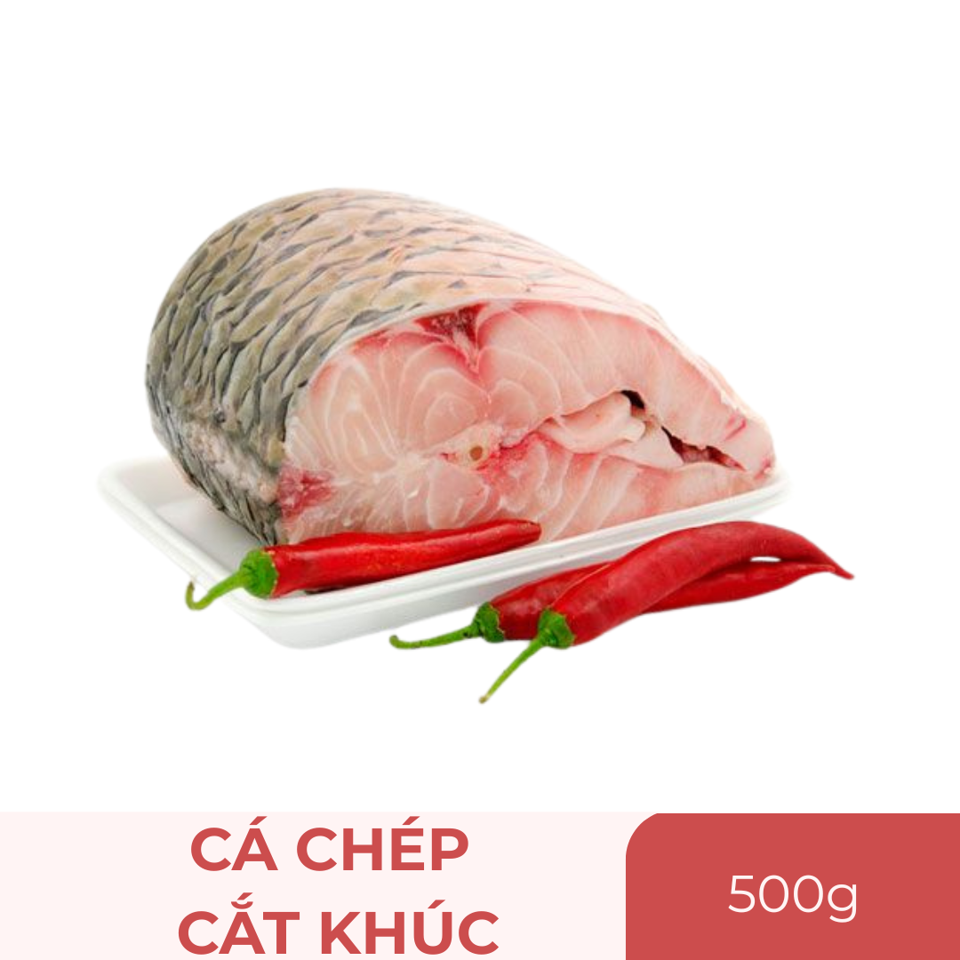 Cá chép cắt khúc - 500g