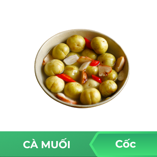 Cà muối - Cốc