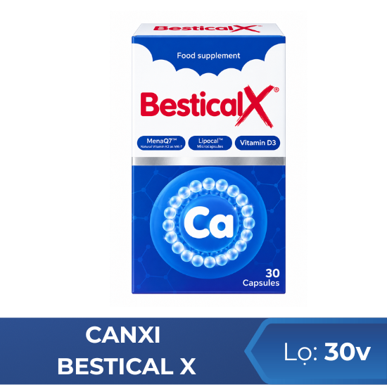 Canxi Bestical X - Lọ 30 viên