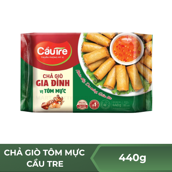 Chả giò tôm mực Cầu Tre - 440g