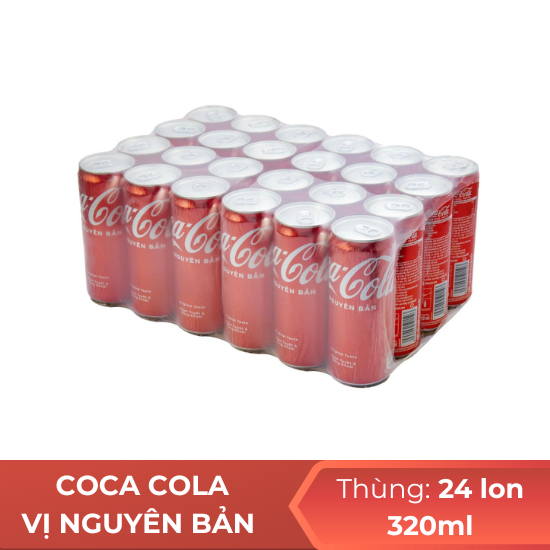 Coca Cola 320ml - thùng 24 lon 