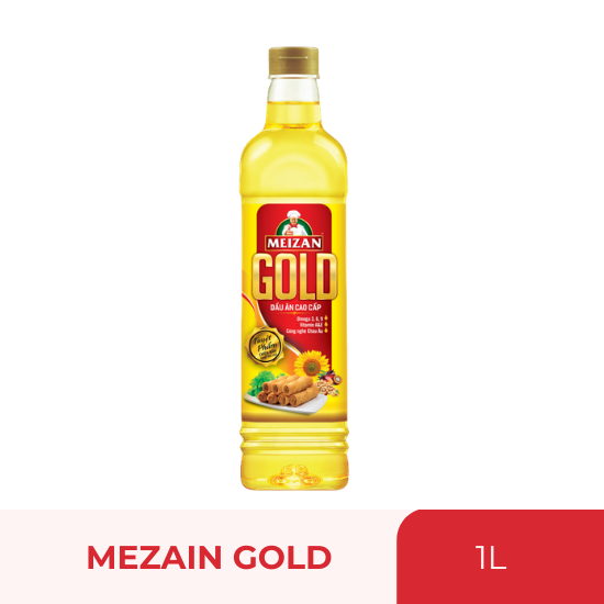 Dầu ăn Meizan Gold - chai 1 lít