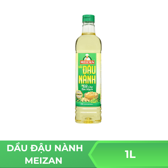 Dầu đậu nành Meizan - chai 1 lít