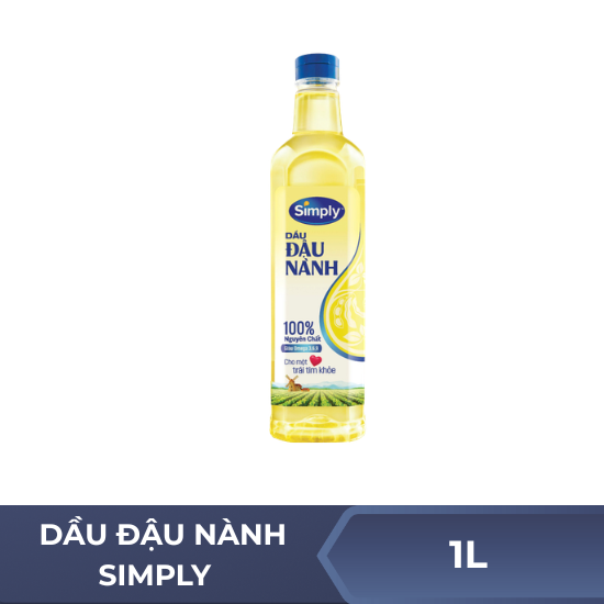 Dầu đậu nành Simply - 1L