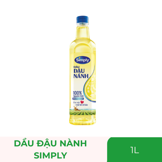 Dầu ăn đậu nành Simply - chai 1L