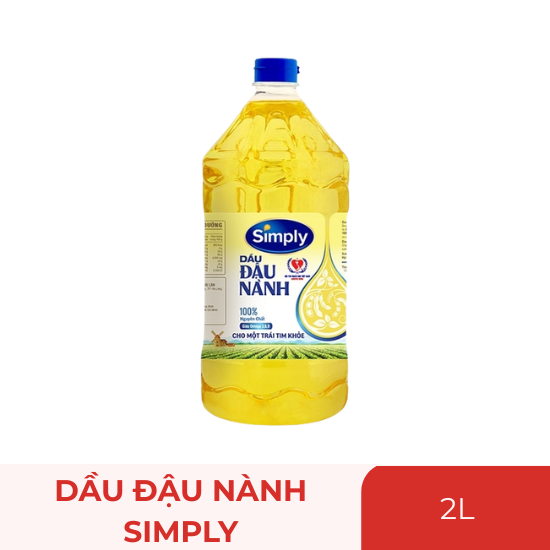 Dầu đậu nành Simply - chai 2 lít