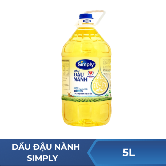 Dầu đậu nành Simply - 5L
