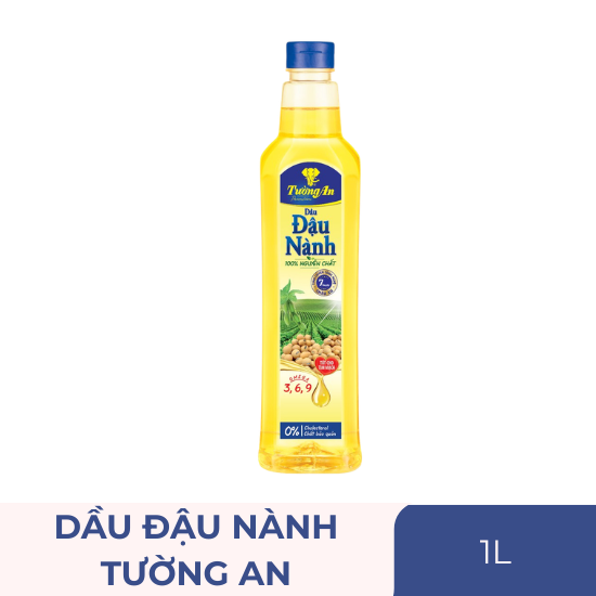 Dầu đậu nành Tường An - chai 1 lít
