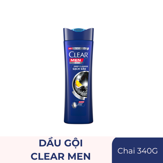 Dầu gội Clear Men - chai 340g