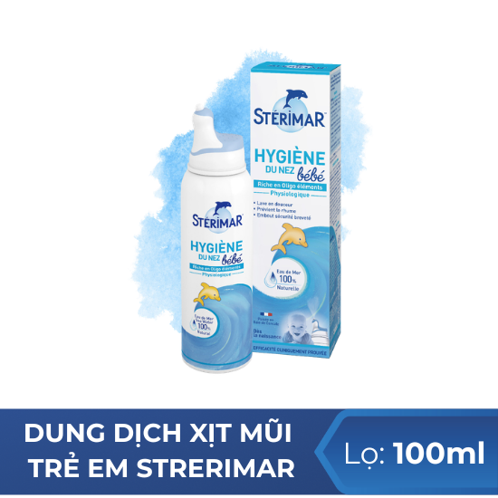 DD xịt mũi trẻ em Strerimar - 100ml