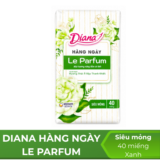 BVS Diana hàng ngày Le Parfum hoa nhài - 40 miếng