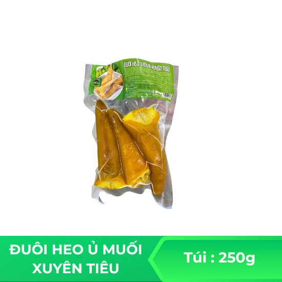Đuôi heo ủ muối xuyên tiêu - túi 250g