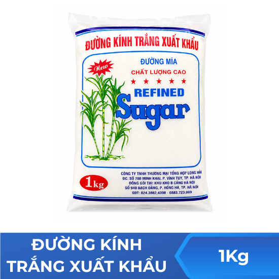 Đường kính trắng xuất khẩu- 1kg