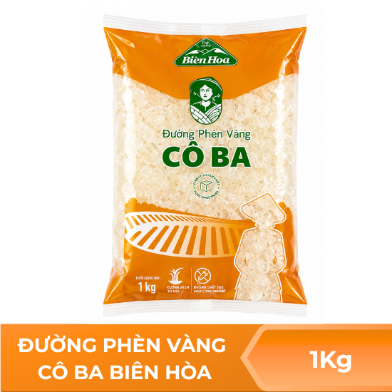Đường phèn vàng Cô Ba Biên Hòa - 1kg