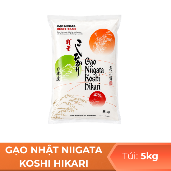 Gạo Nhật Niigata Koshihikari - 5kg