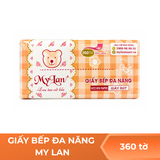 Giấy bếp đa năng MyLan - 360 tờ