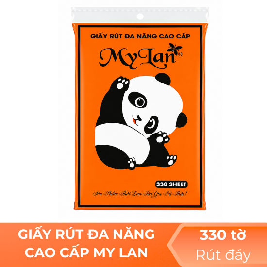Giấy rút đa năng cao cấp MyLan (vàng) - 330 tờ