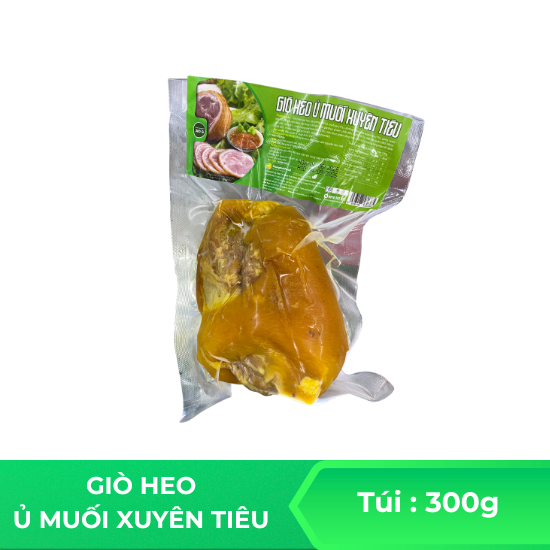 Giò heo ủ muối xuyên tiêu - túi 300g