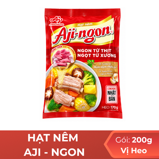 Hạt nêm Aji - ngon vị heo - 200g