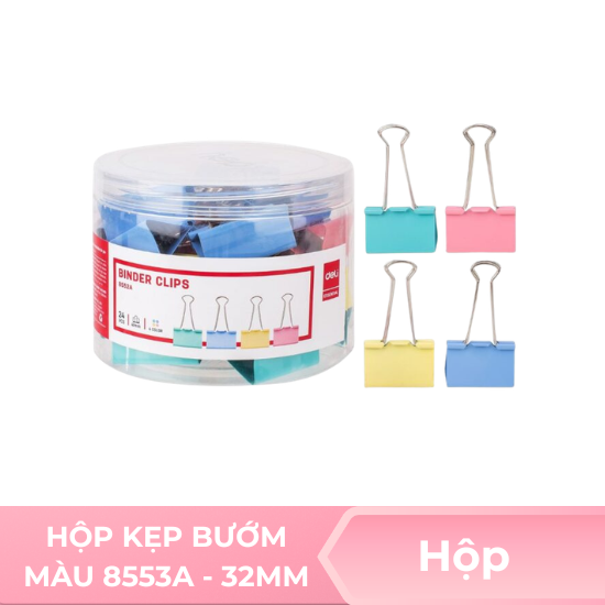 Hộp kẹp bướm các màu 8553A - 2mm