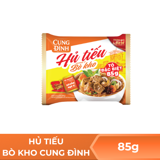 Hủ tiếu hương vị bò kho - 85g