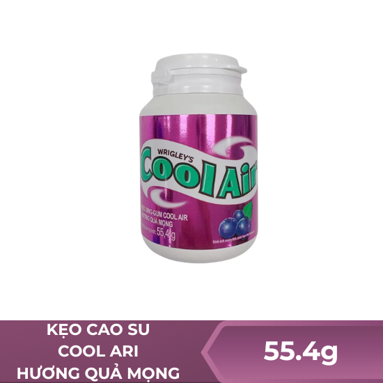Kẹo cao su Cool Air hương quả mọng - 55.4g