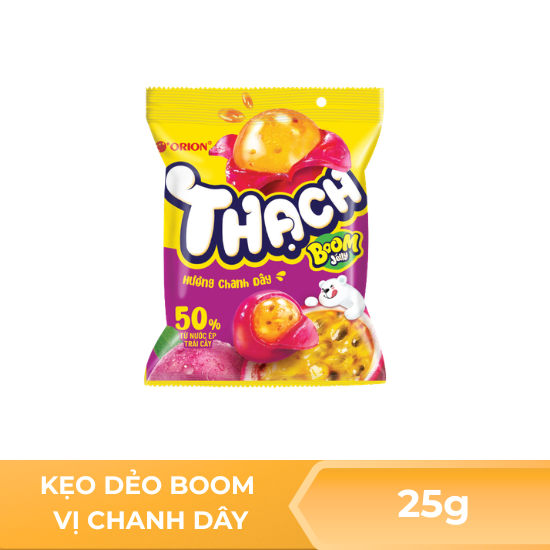Kẹo dẻo vị chanh dây Orion Boom Jelly - 25g
