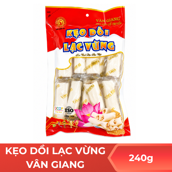 Kẹo dồi lạc vừng Văn Giang - 240g