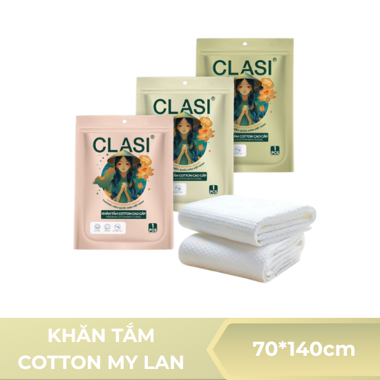 Khăn tắm cotton Mylan 70*140cm