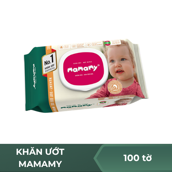 Khăn ướt mamamy - 100 tờ