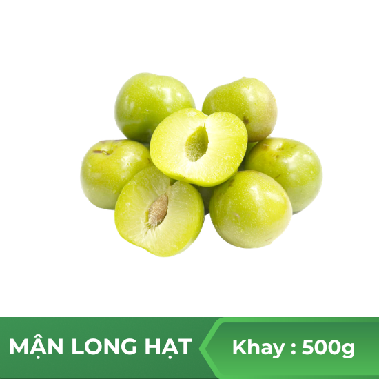 Mận long hạt - khay 500g 