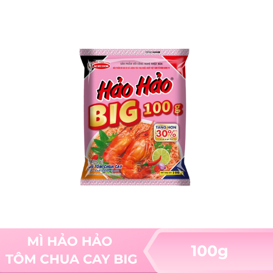 Mì hảo hảo tôm chua cay big - 100g